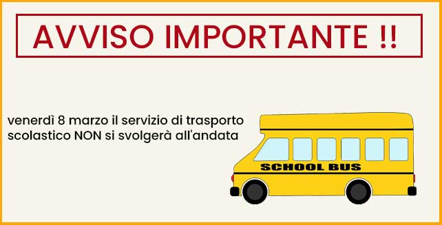 Avviso scuolabus