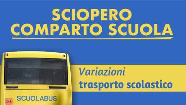 sciopero scuola variazione orario bus